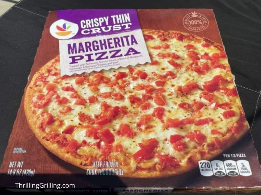 Box of Stop and Shop frozen Margherita pizza